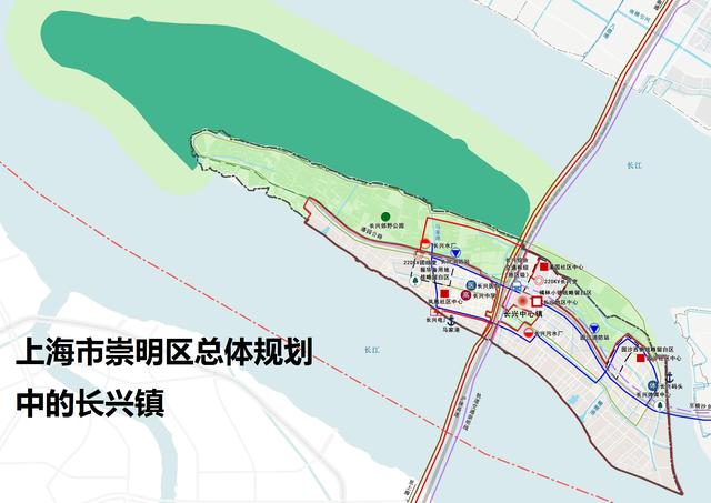 长兴岛发展与崇明区生态岛的风格不同,很像上海近郊的大规模建设