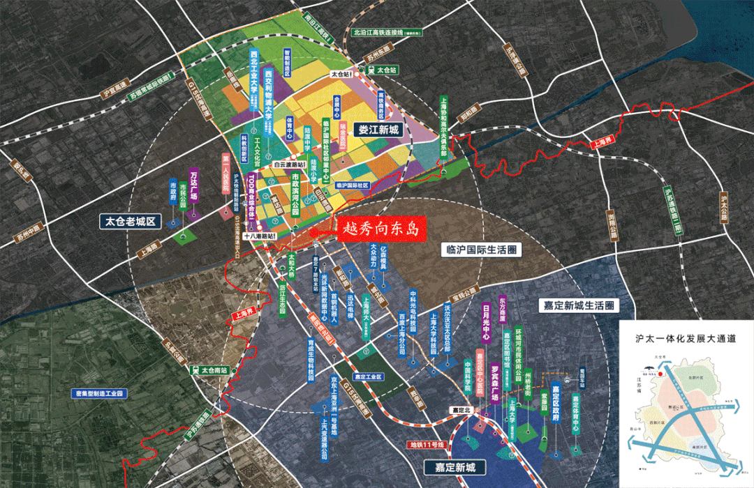 不过越秀向东岛用硬核的地理位置,向我们淋漓尽致地展示了什么叫