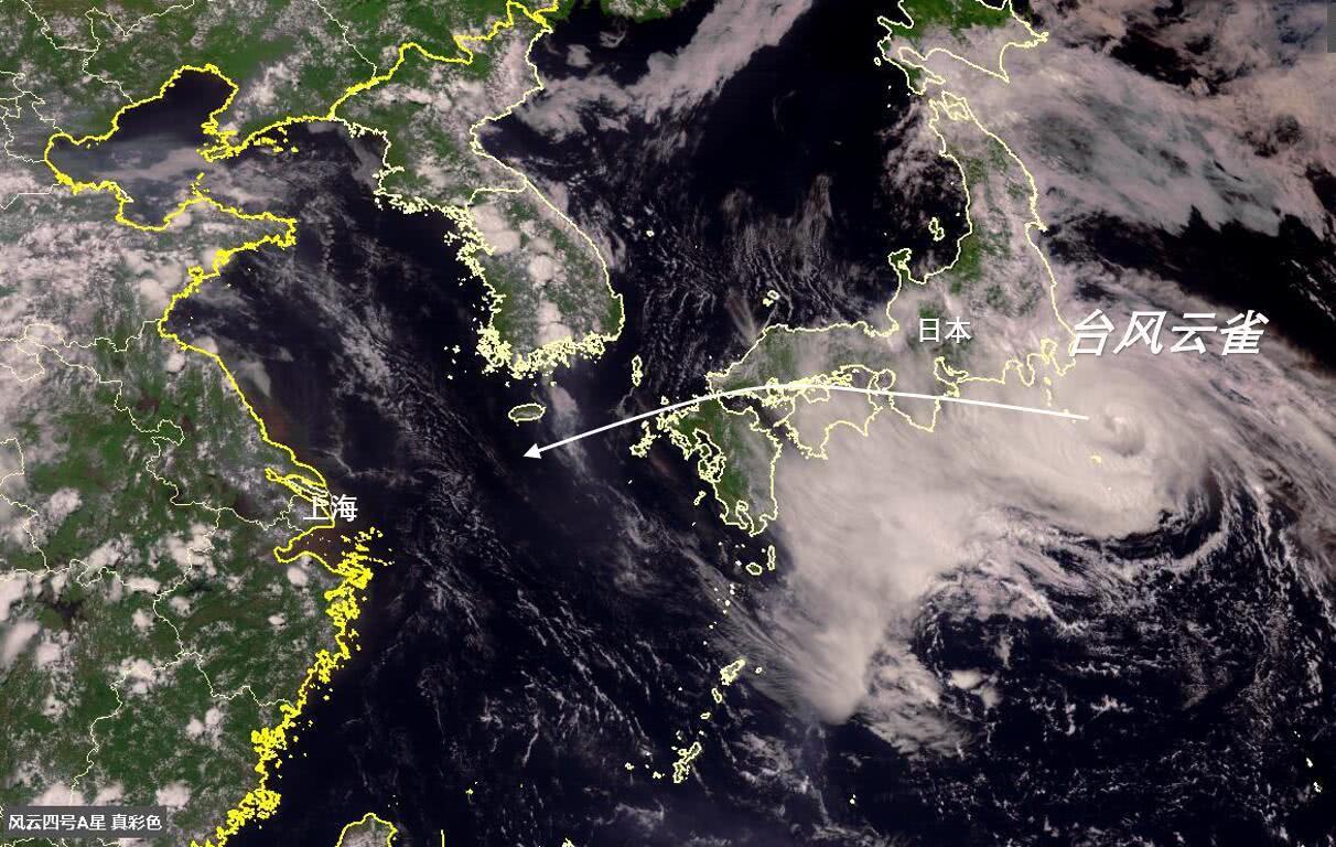 天气云图实况台风