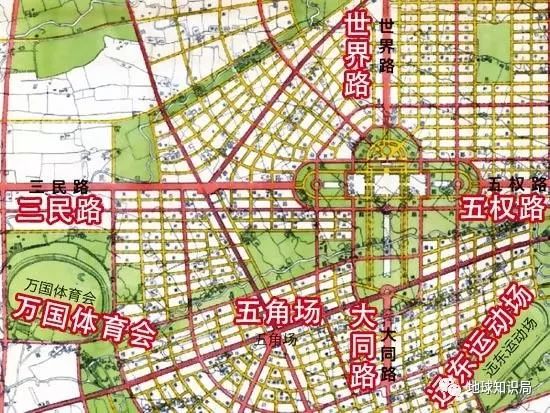 此划定区域位于今上海杨浦区殷行街道,五角场镇,五角场街道及新江湾城图片