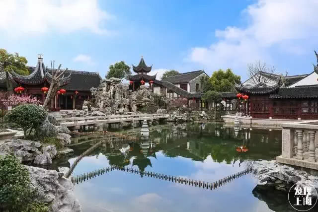 上海人家门口的古风美景,每一个都超适合过中秋!