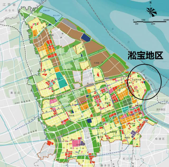 上海市宝山区要进入全区均衡发展的状态,分散淞宝地区
