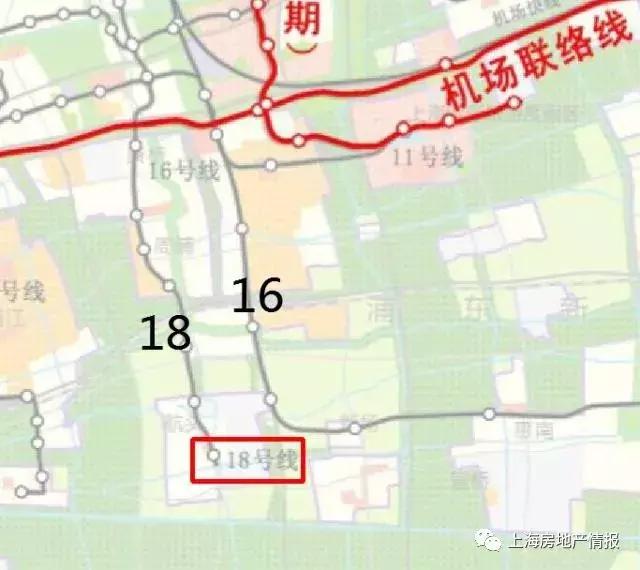 上海地铁18号线的终点站航头开始建设:南段也已经动工