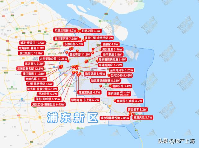 上海最新房价地图出炉