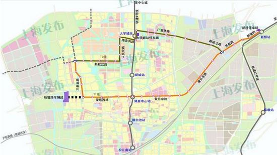 上海热线HOT新闻--松江区有轨电车今年进入全