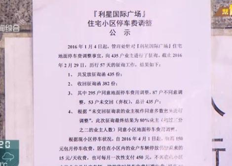 上海热线HOT新闻--涨价停车费方案遭反对 物业