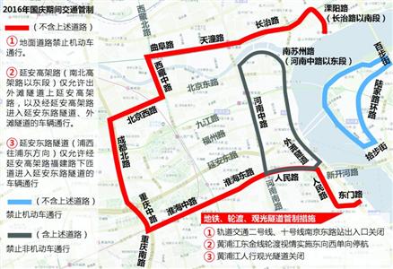 上海热线HOT新闻--国庆部分道路交通管制 时间