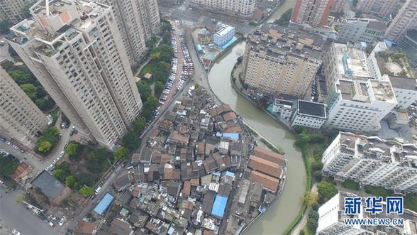 （社会）（2）航拍上海“最大的棚户区”之一——张桥