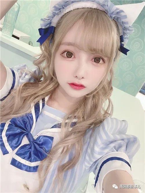 霓虹19岁少女望月meru,拥有小脸尖下巴大眼睛, 她在日推上拥有十来万
