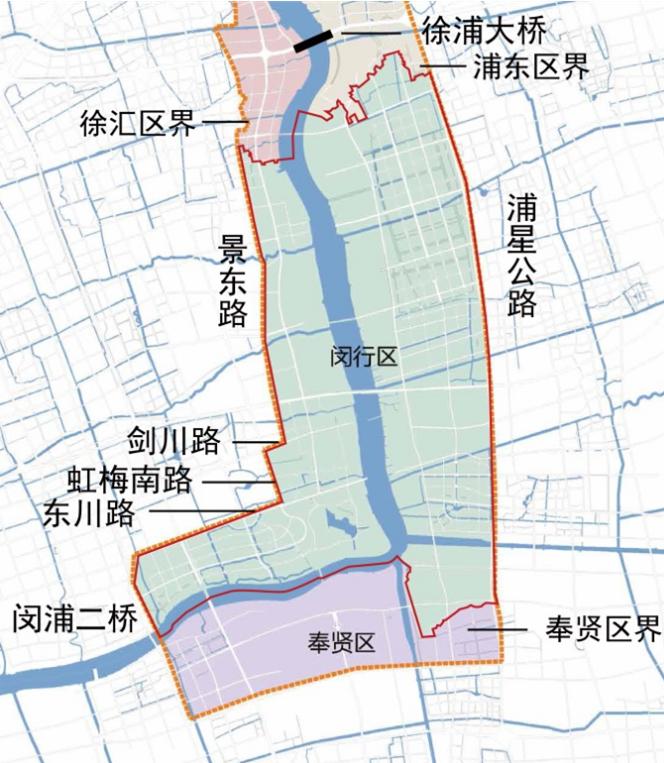 热点新闻   闵行滨江规划建设范围自区界至闵浦二桥,岸线长度约28公里