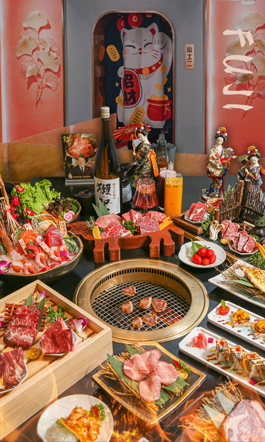 「富士烧肉」魔都首店!曾志伟做“陪衬