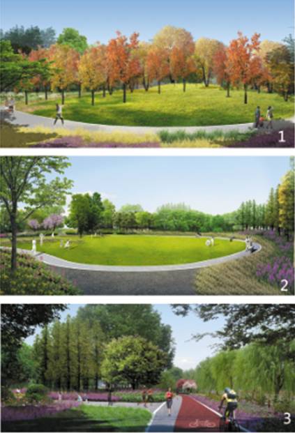 三林楔形绿地开建未来将成浦江边的绿肺