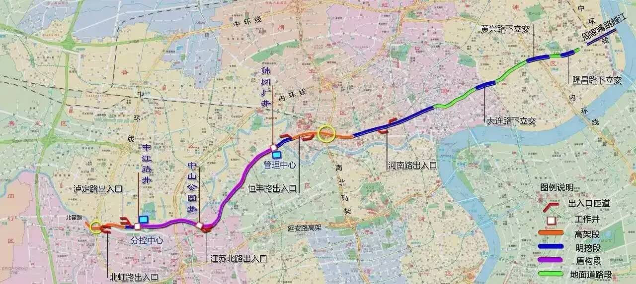上海热线hot新闻——北横通道首次穿越苏州河!