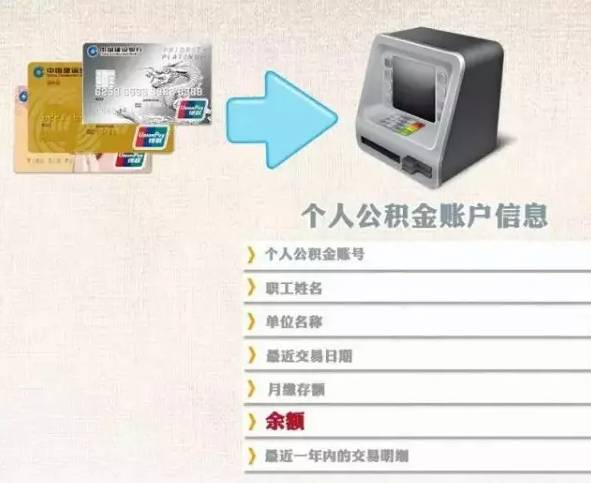 侬如果正好要去银行一趟 可以到自助机上 查询个人公积金账户