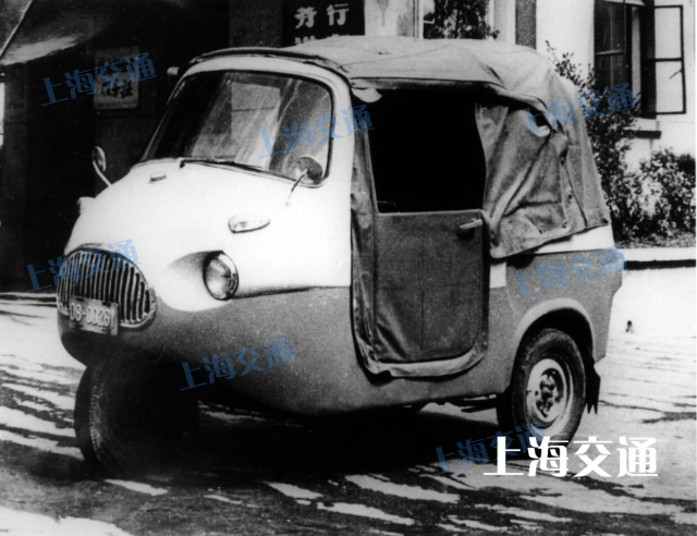 上海70年代三轮出租车图片