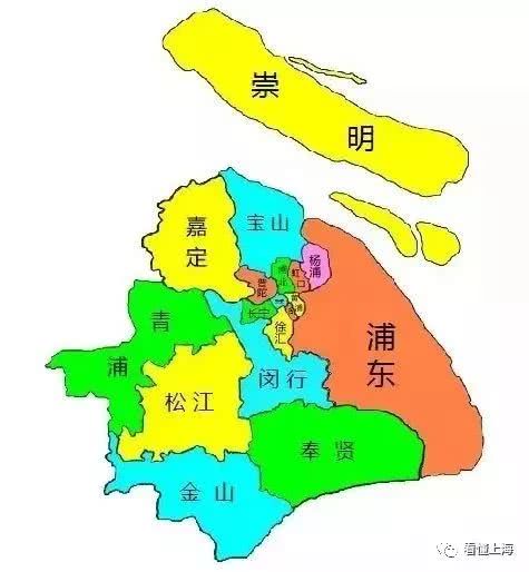 上海各区地图