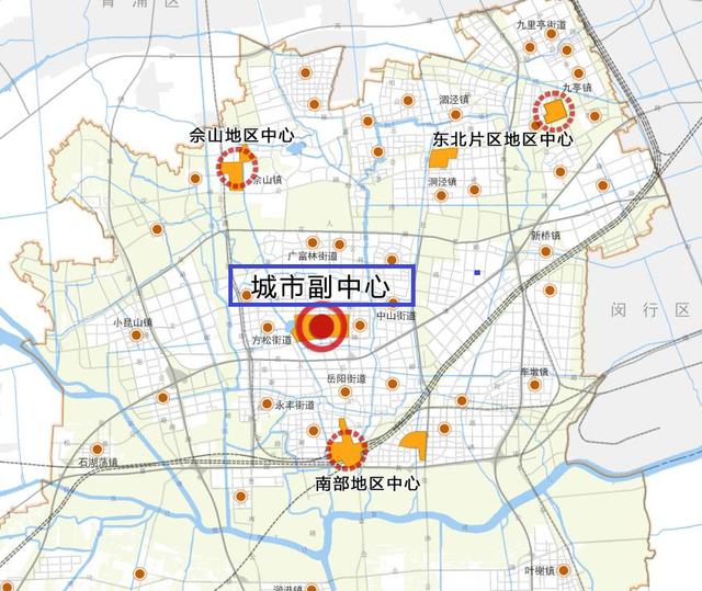 上海市松江区的市级副中心建造时间早:商业办公少,发展潜力有限