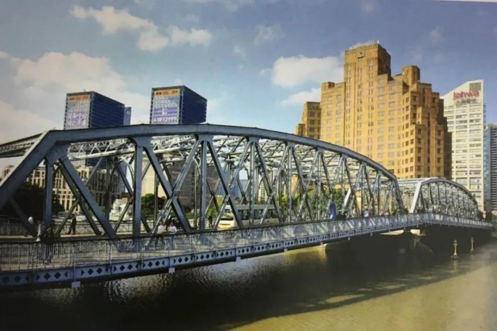 建筑打卡点   外白渡桥全景