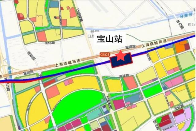 高铁上海宝山站设在这里设计方案正在征集