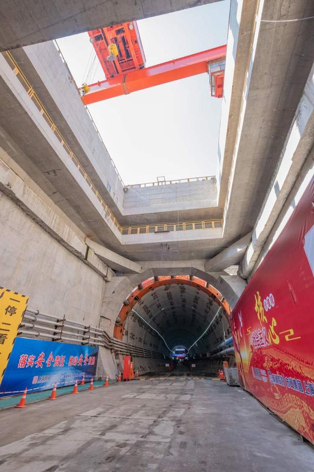 地下巨龙正全力推进北横通道东段Ⅷ标隧道工程正式复工复产