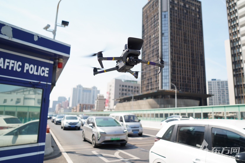上海高架6处试点无人机空中执法取证这些违法行为将重点关注