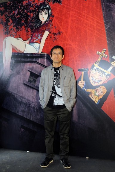 伊藤润二的美学ar体验展让恐怖漫画动起来