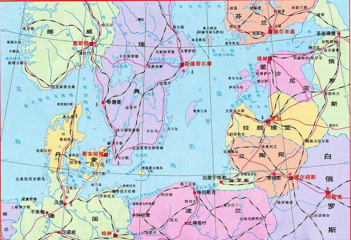 波罗的海世界地图图片