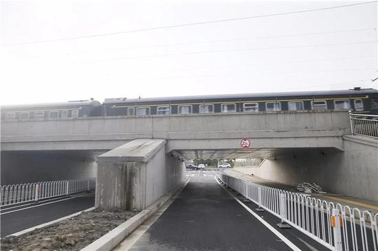 华扩路下穿铁路工程将竣工 老城区与经开区添重要通道