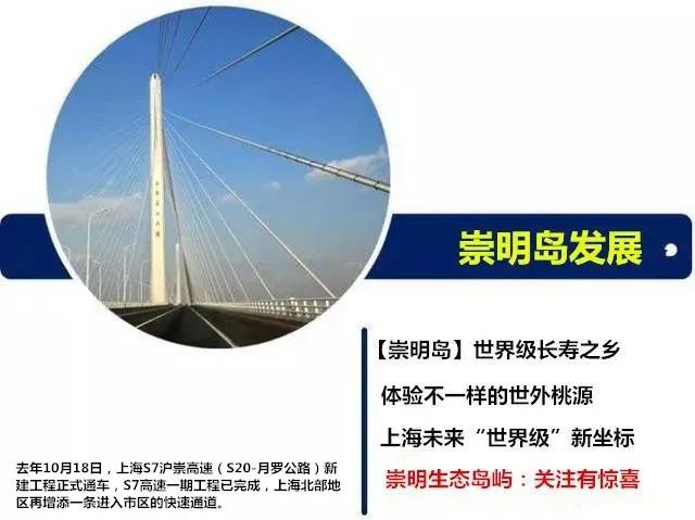 s7沪崇高速通车了(s20-月罗公路)!崇明再添重大利好