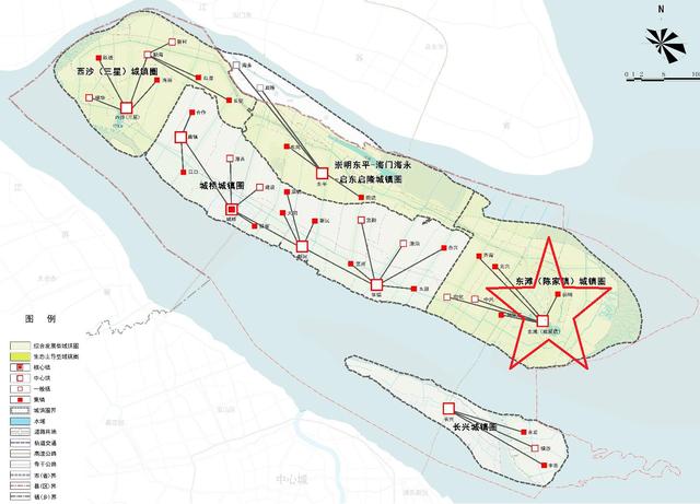 评上海市崇明区的陈海公路:连通全岛东西,未来城桥发展靠东部
