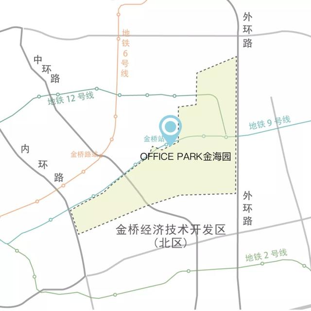 上海浦东建设了OFFICE PARK金海园,金桥园区办公区域